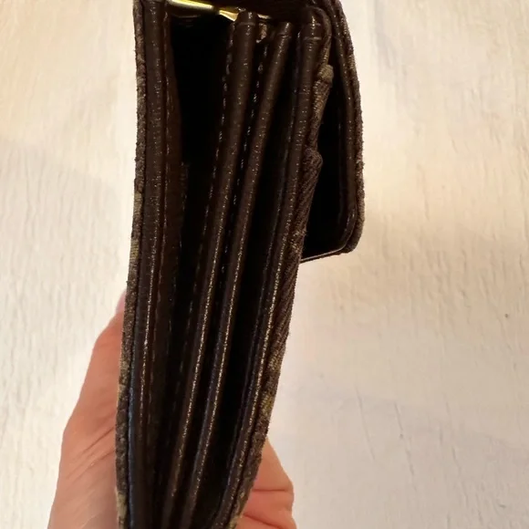 Mini Lin Brown Denim Louis Vuitton Wallet - Picture 9 of 12